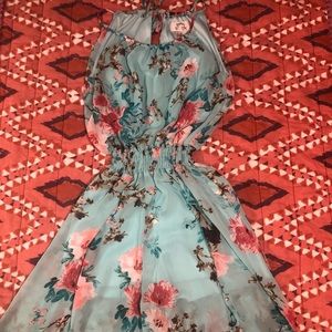 Sweet Storm floral jumpsuit NWOT